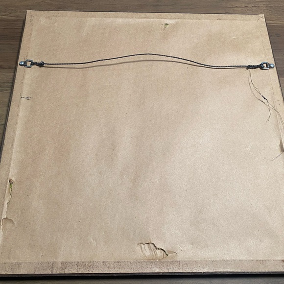 ♥️ 🎹 Vintage Framed 1975 Needlepoint Art - Girl Playing Piano - Picture 2 of 3